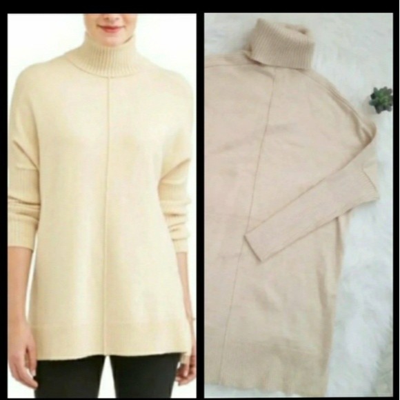 TUNIC SWEATER KNIT TURTLENECK DOLMAN SLEEVE SMALL S WOMENS SMALL S - Picture 3 of 4